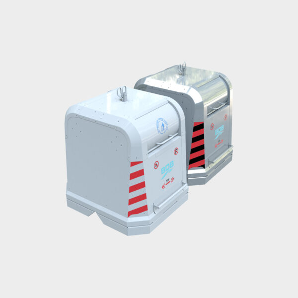 3000LT METAL GALVANIZED GARBAGE CONTAINER