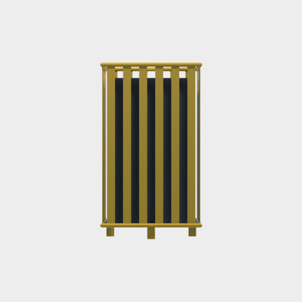 Profiled Square Model Trash Can