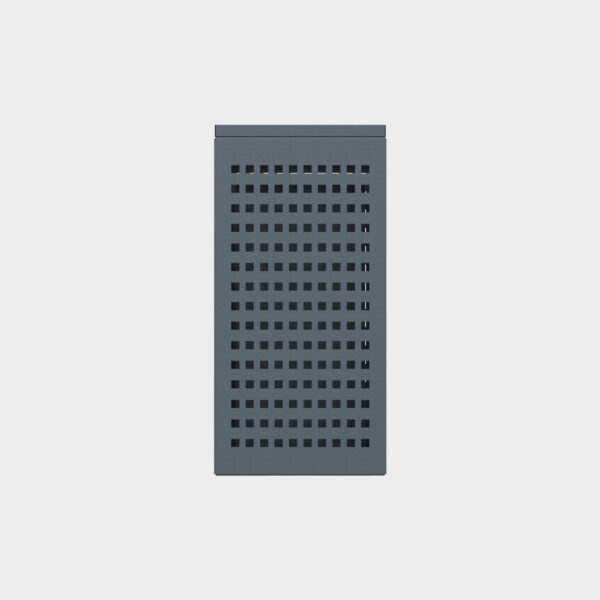 Square Patterned Trash Can