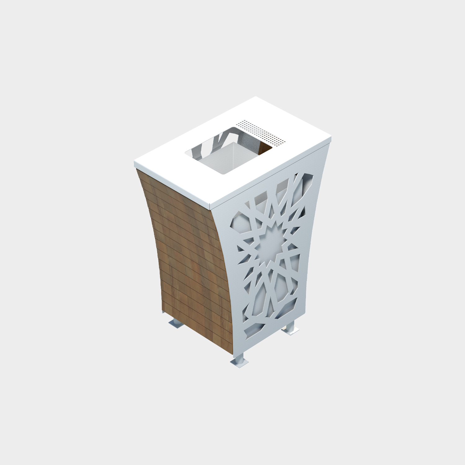 Seljuk Model Trash Bin BDB Metal