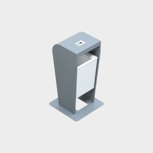 Closed Body Trash Can