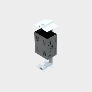 Single Foot Profile Trash Can