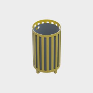 Round Trash Can