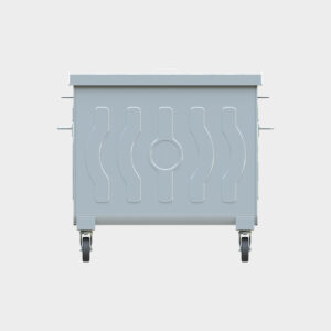 770 LT Metal Galvanized Garbage Container