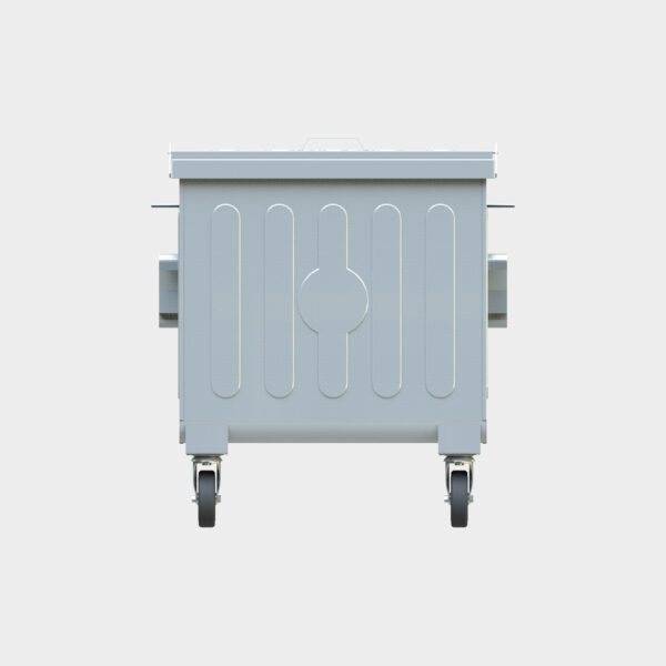 400 LT Metal Galvanized Garbage Container