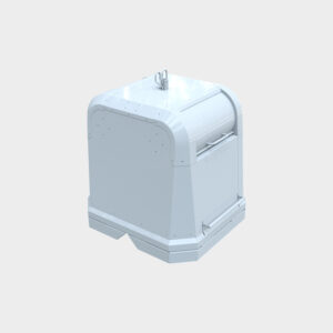 3000LT METAL GALVANIZED GARBAGE CONTAINER