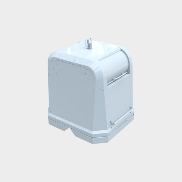 3000LT METAL GALVANIZED GARBAGE CONTAINER