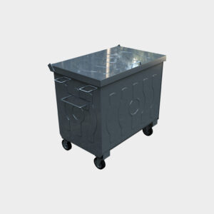 770 LT Metal Galvanized Garbage Container