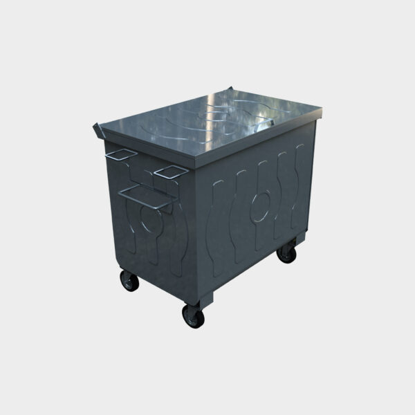 770 LT Metal Galvanized Garbage Container