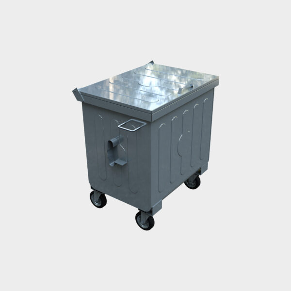 400 LT Metal Galvanized Garbage Container