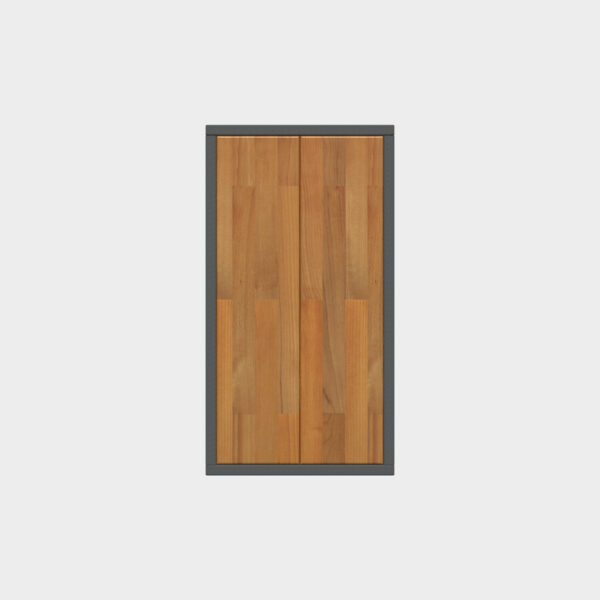 Wooden Cube Trash Can