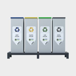 Cube 4-Layer Recycling Bin
