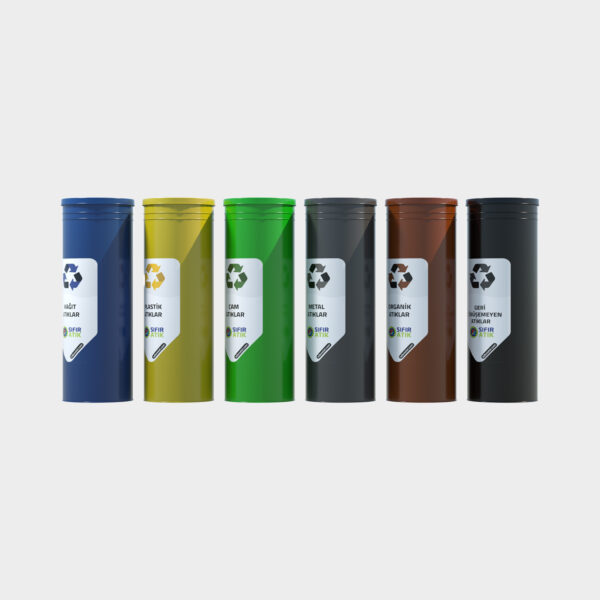 Cylinder Type Recycling Bin