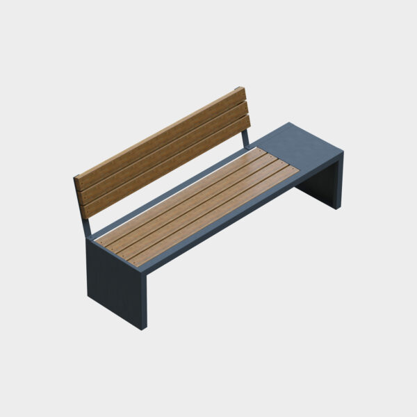 Park Type Bank with Table