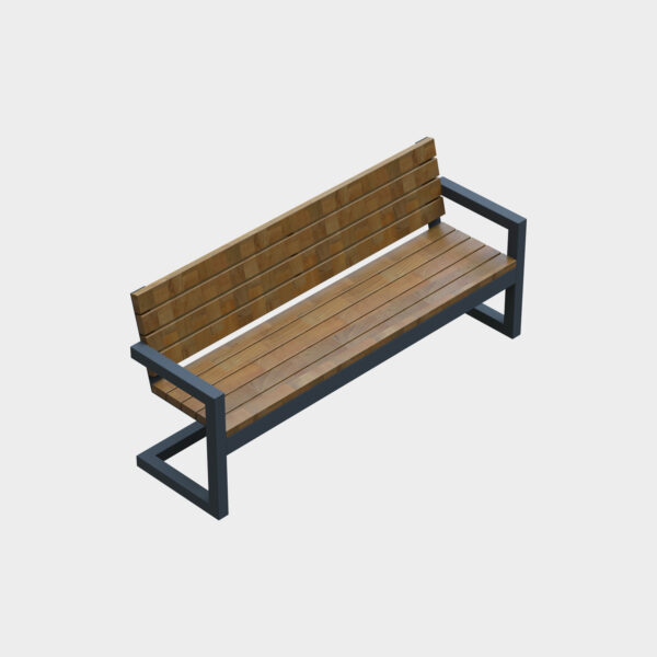 One-way Cube Park Bench