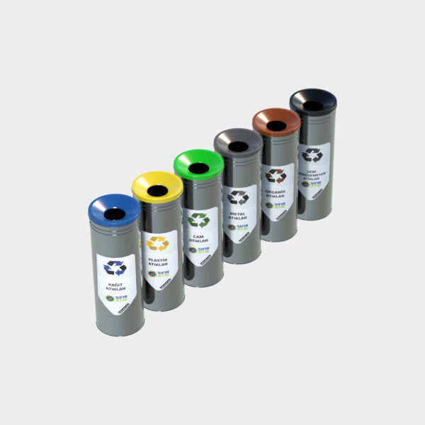 Cylinder Type Recycling Bin