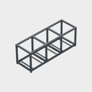 Cylinder Type Recycling Bin - 3 Piece Set