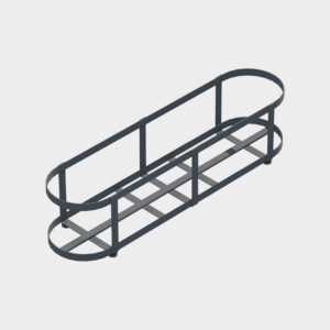 Cylinder Type Recycling Bin – 4 Piece Set