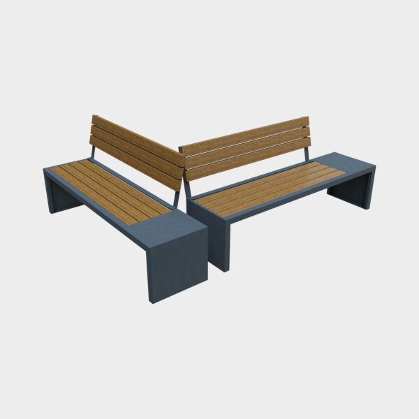 Park Type Bank with Table