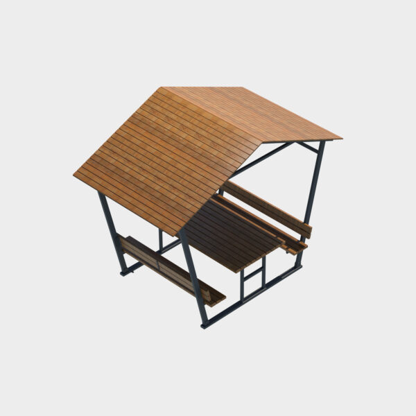 Roofed Picnic Table