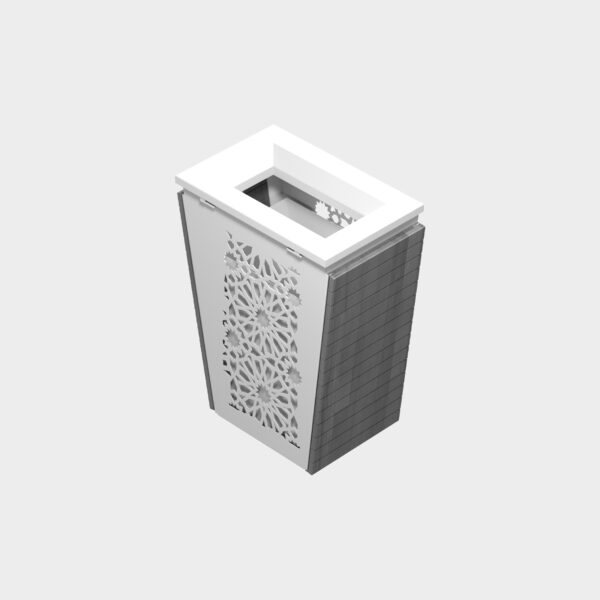 Selcuklu Model Trash Can Model 2