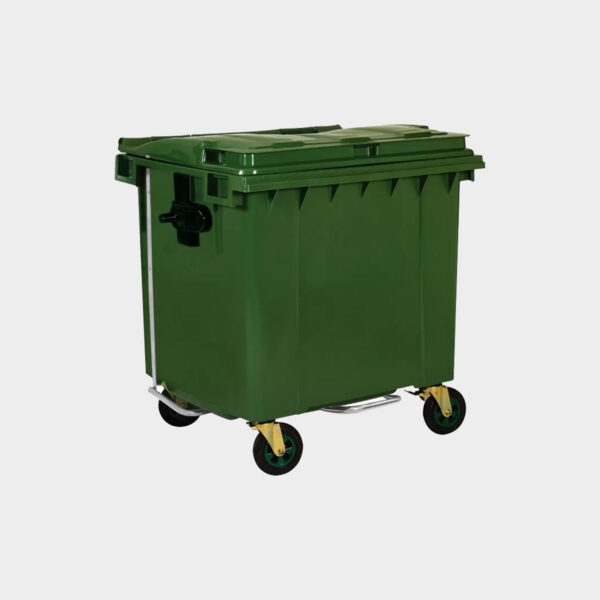 1100 LT Plastik Çöp Konteyneri