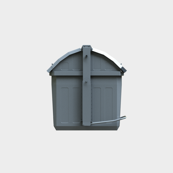 3200 LT METAL GALVANIZED GARBAGE CONTAINER