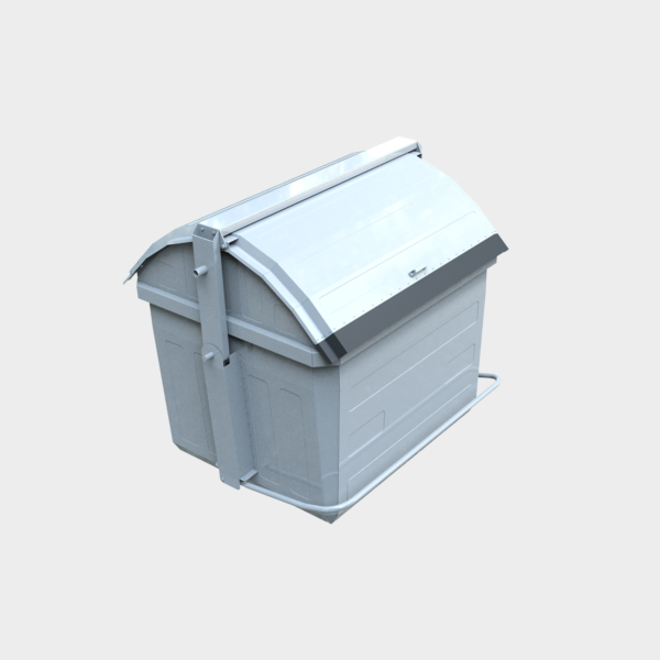 3200 LT METAL GALVANIZED GARBAGE CONTAINER