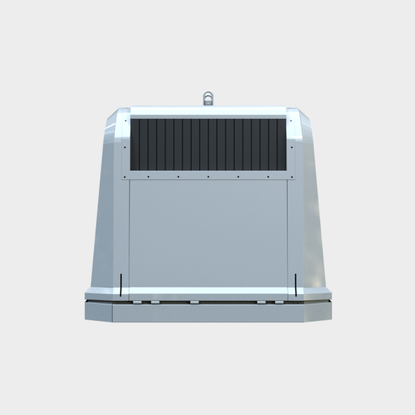 3750 LT METAL GALVANIZED GARBAGE CONTAINER