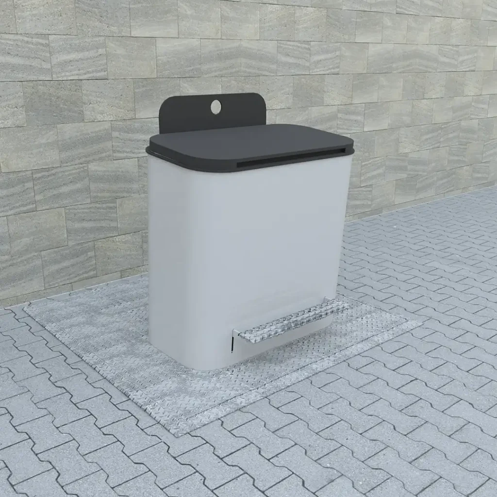 6500l yeraltı çöp konteyneri