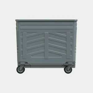 1700L Galvanizli Metal Çöp Konteyneri