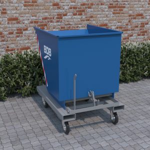 1Yrd³ / 0.75m³ Devirmeli Moloz Konteyner 3 render2