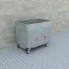 1700 LT Metal Galvanized Waste Container 35 1700L Galvanizli Metal Çöp Konteyneri