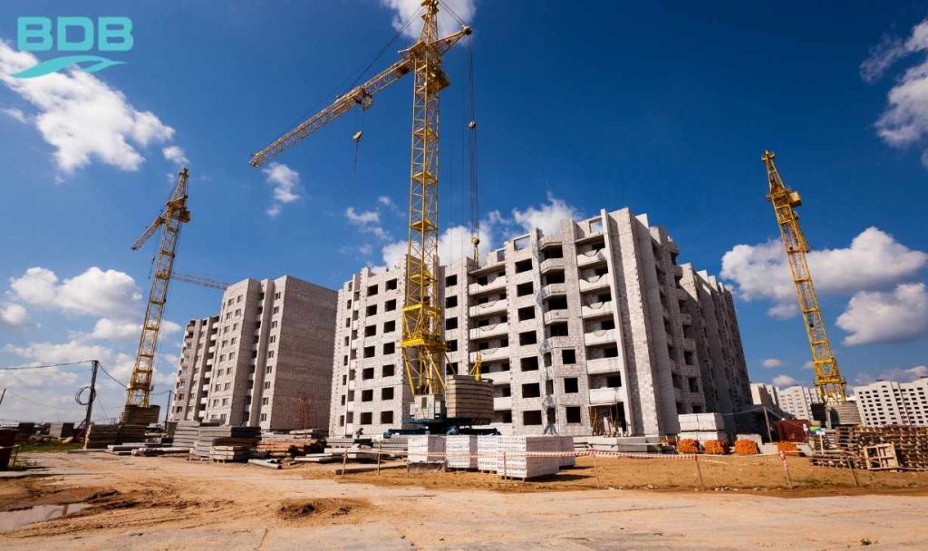 rubble container management in construction