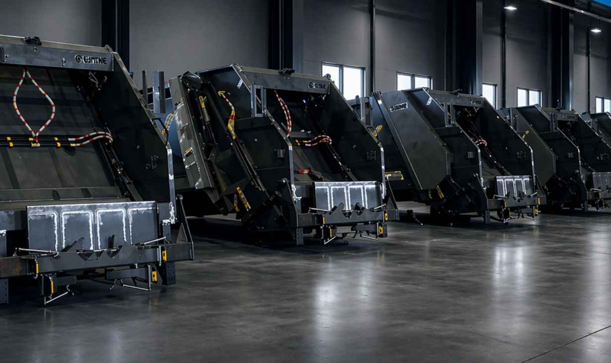 arkadan yüklemeli çöp kamyonu kasaları