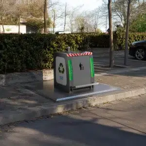 yer altı çöp konteyneri