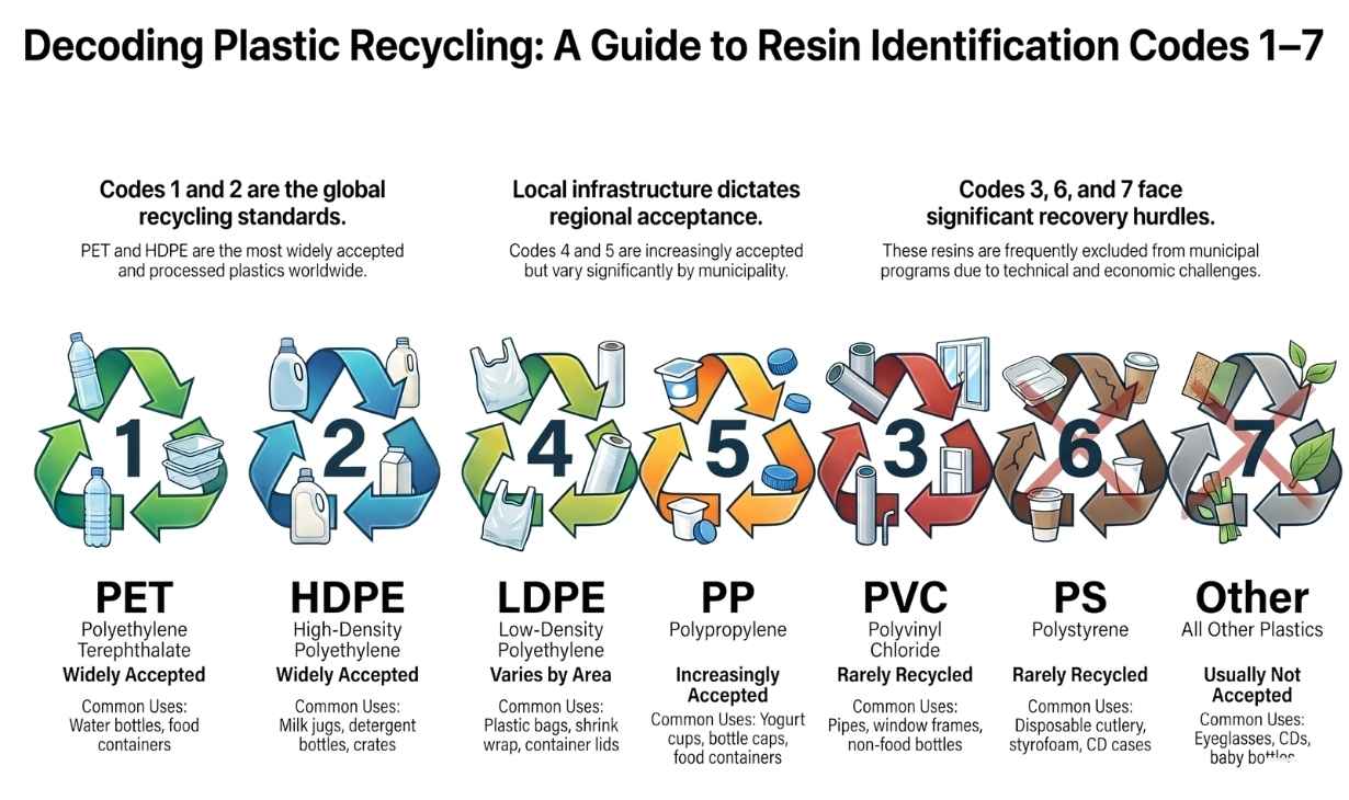 guide to plastic recycling codes