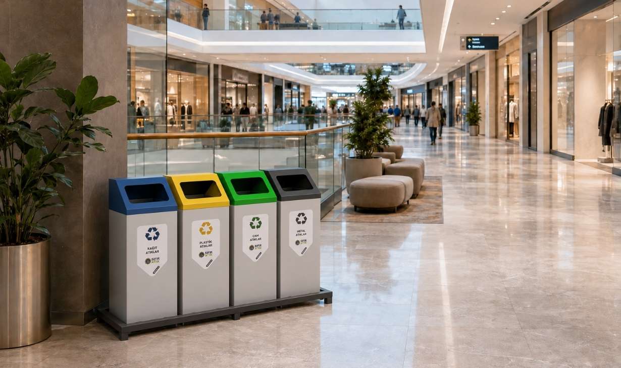 avm geri dönüşüm kutuları